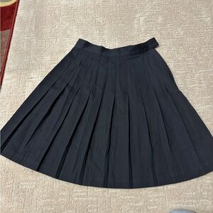 Black Pleated Skirt